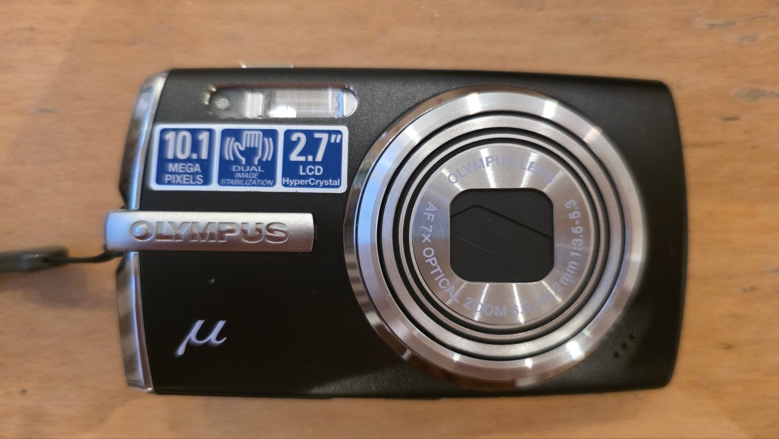 Olympus mju 1010 digitale camera met accessoires, Gebruikt, 10 megapixels, Ophalen of Verzenden, Olympus