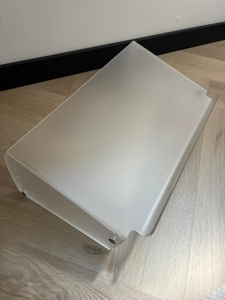 Laptopstandaard mat acryl, Ophalen, Zo goed als nieuw