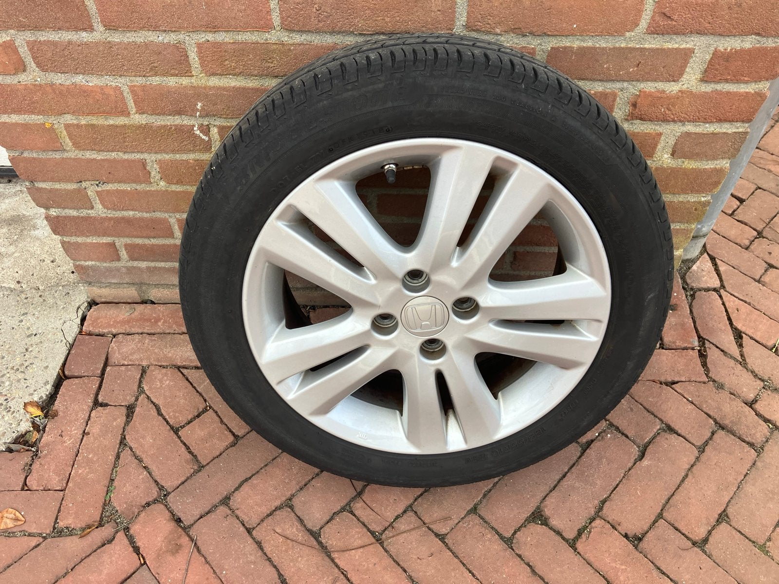 Originele Honda Velgen 16 inch met goede Bridgestone banden, Ophalen, Gebruikt, 16 inch, Banden en Velgen
