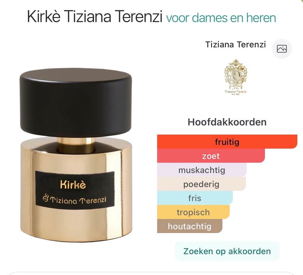 Tiziana Terenzi Kirkè Parfum - Nieuw in doos, origineel, Ophalen of Verzenden, Nieuw