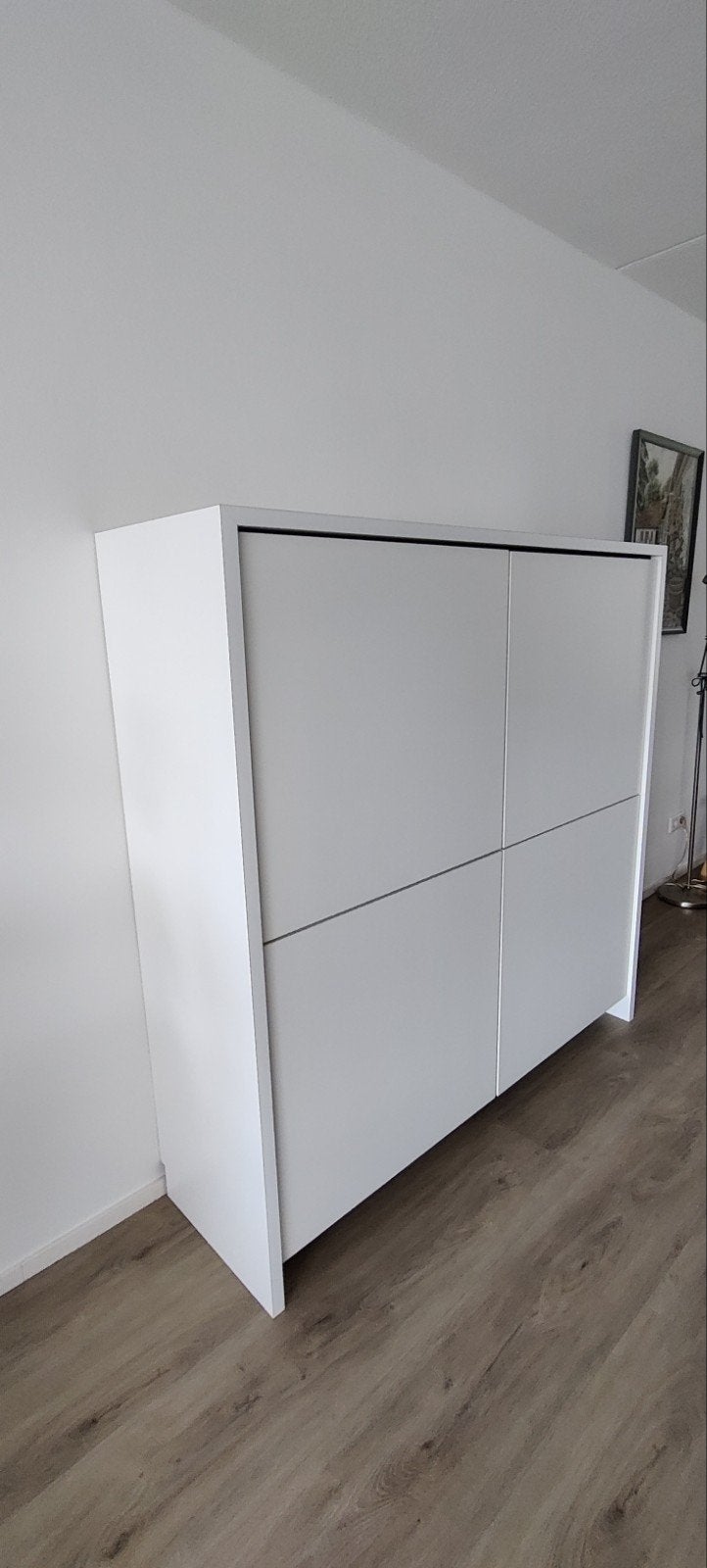 Witte buffet/kantoor kast 148breed, 154hoog, Huis en Inrichting, Ophalen, Zo goed als nieuw