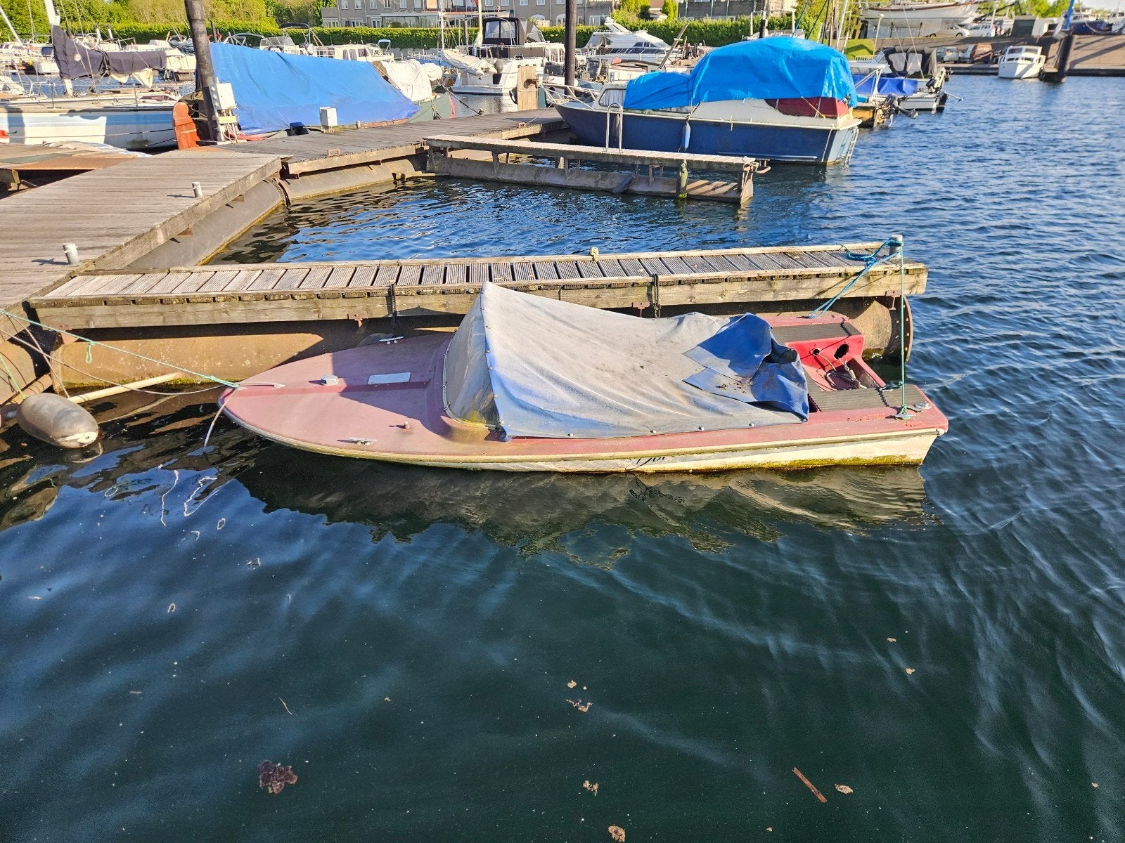 Klassieke Speedboot met Yamaha Buitenboordmotor, Watersport en Boten, Ophalen, Overige merken, Gebruikt, Buitenboordmotor
