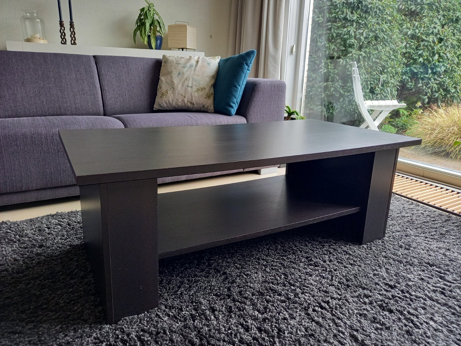 Salontafel en TV meubel, Ophalen, Gebruikt, 100 tot 150 cm, 50 tot 100 cm
