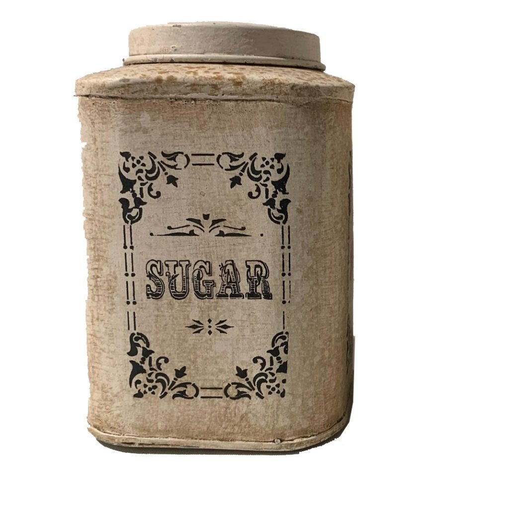 Vintage look SUGAR suiker bus opbergblik, Ophalen of Verzenden, Gebruikt, Koffie, Overige merken