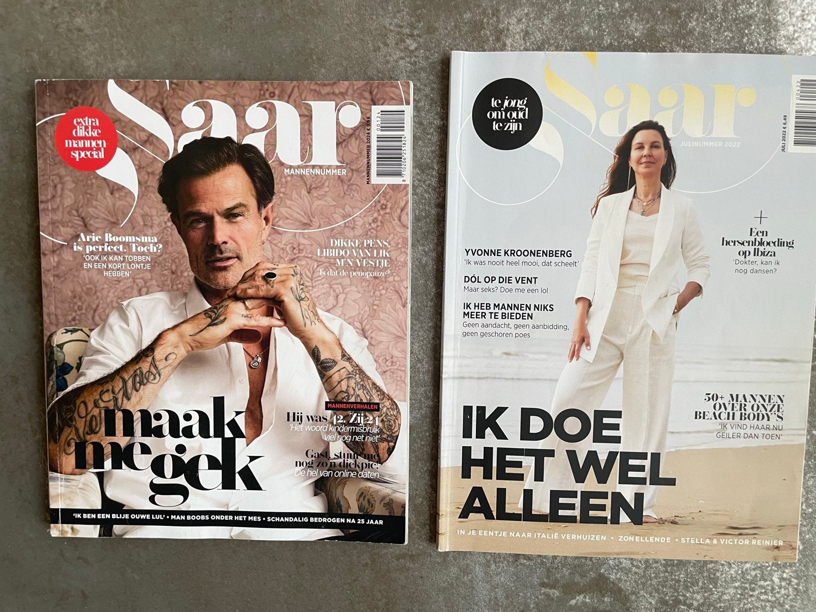 Saar Mannennummer 2024 & Saar Juli 2022 - Netjes Gelezen, Ophalen of Verzenden, Gelezen, Damesbladen