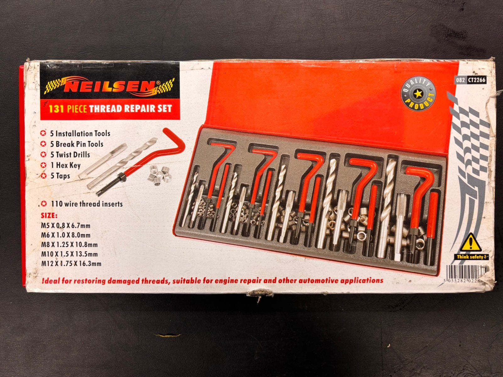 Neilsen CT2266 schroefdraadreparatieset, Ophalen of Verzenden, Nieuw