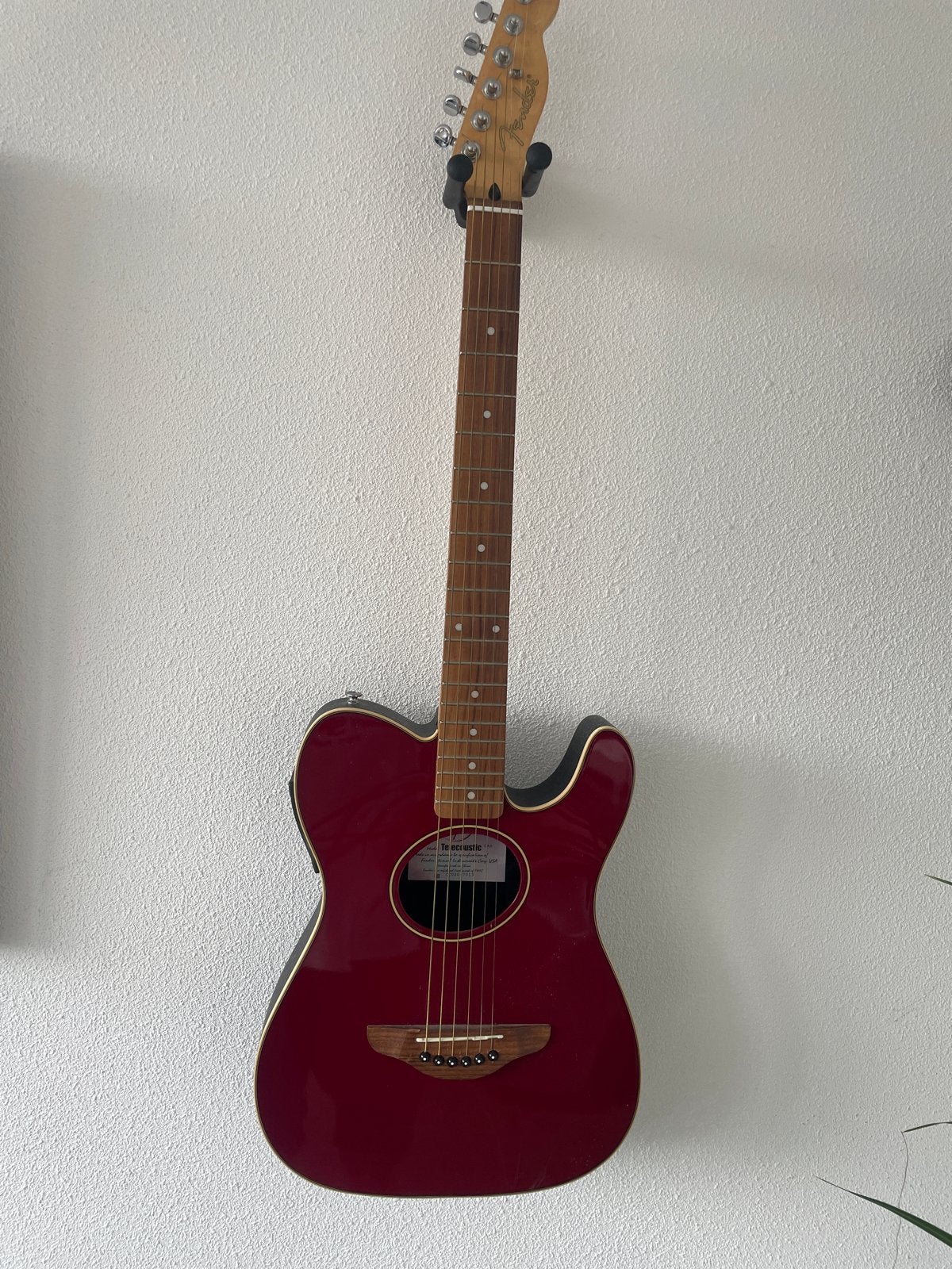 Fender Telecoustic CAR akoestische gitaar, Ophalen, Zo goed als nieuw, Western- of Steelstringgitaar, Met (piezo-)element