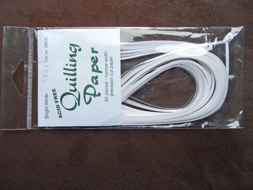 Quilling paper – papierfiligraanstroken 2mm Wit, Hobby en Vrije tijd, Knutselen, Nieuw, Ophalen of Verzenden, Papier of Karton