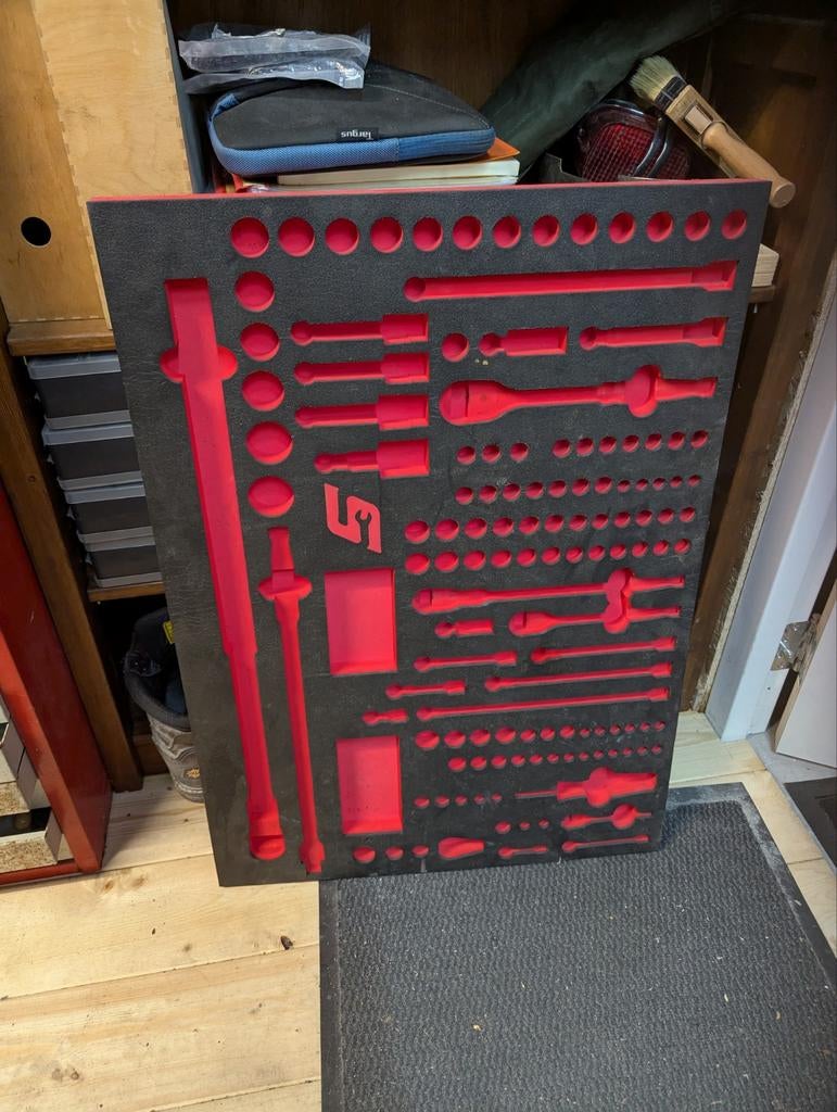 Snap-On Inleg Tray voor Ratelset 1/4, 3/8, 1/2 Gereedschap, Ophalen of Verzenden