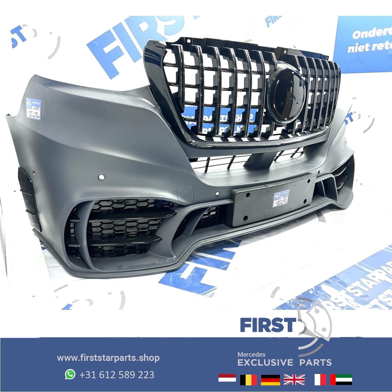 W907 AMG KEGGER PETRONAS EDITION BUMPER Mercedes SPRINTER W9, Auto-onderdelen, Gebruikt, -, Voor, Ophalen of Verzenden