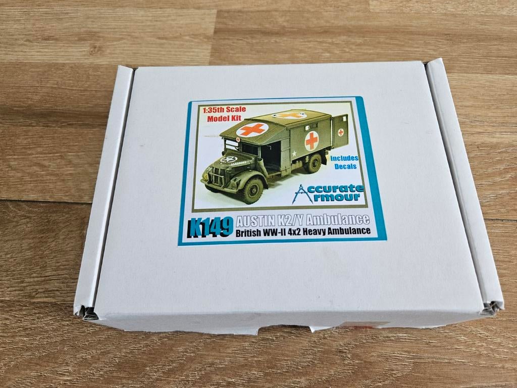 Accurate Armour K149 Austin K2 ambulance 1:35, Overige merken, 1:32 tot 1:50, Nieuw, Ophalen of Verzenden