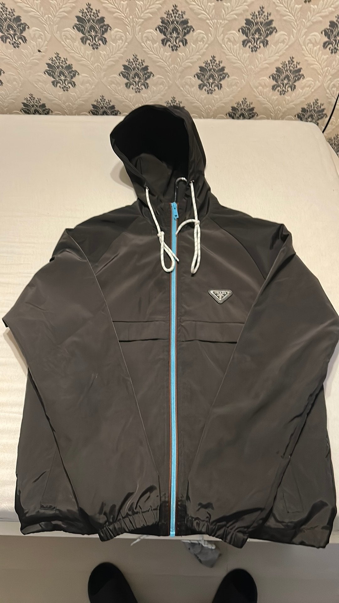 Prada windbreaker - zwart M, Kleding | Heren, Maat 48/50 (M), Zwart, Ophalen of Verzenden, Zo goed als nieuw