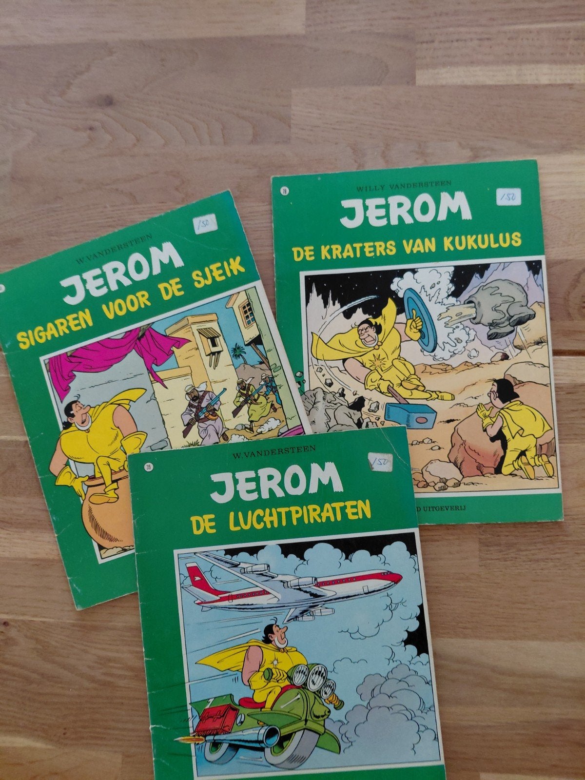 3 maal strip Jerom., Meerdere stripboeken, Ophalen