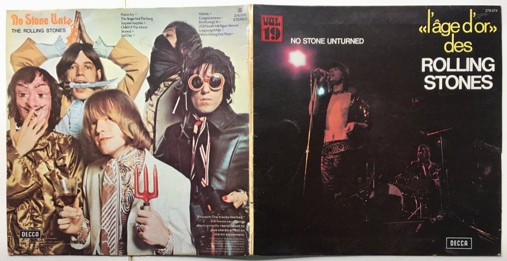 FLP8 rolling stones No stone unturned FRANCE75 €60, LP, Ophalen of Verzenden, 12 inch, Rock-'n-roll