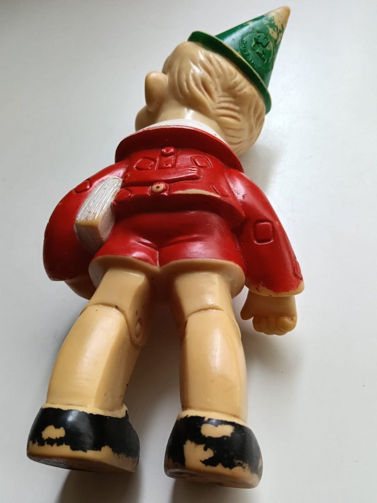 Vintage Pinokkio Rubberen Figuur - Made in Italy, Verzamelen, Ophalen of Verzenden, Gebruikt