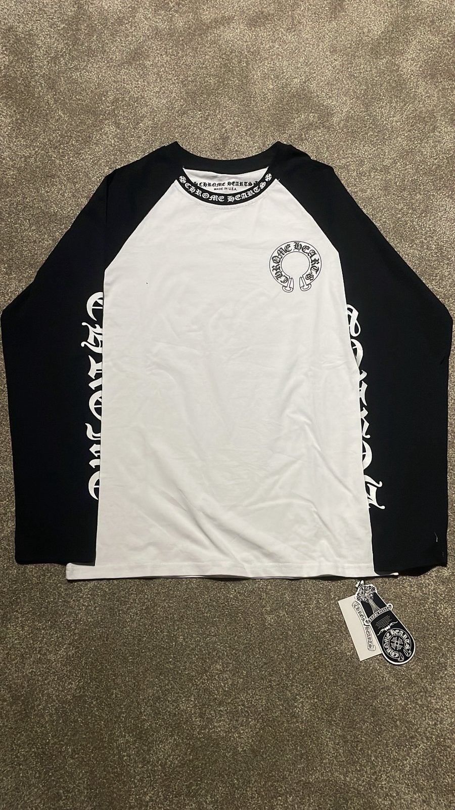 Chrome hearts longsleeve, Ophalen of Verzenden, Nieuw, Maat 46 (S) of kleiner, Zwart
