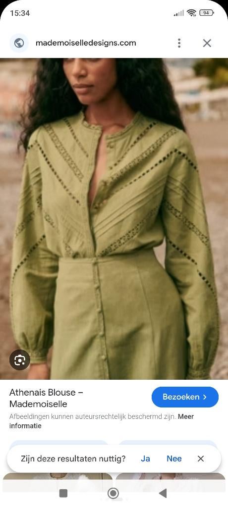 GEZOCHT Sezane blouse en rok, Maat 38/40 (M), Overige typen, Verzenden, Zo goed als nieuw