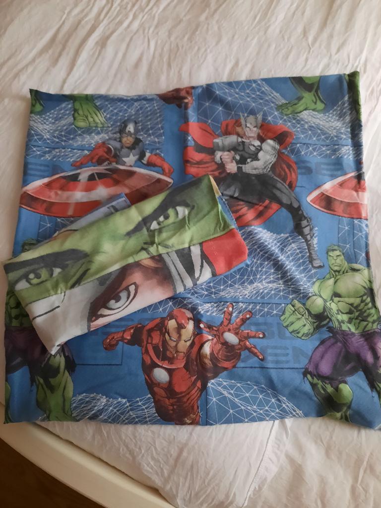 Avengers kinder dekbed overtrek 1 persoons, Gebruikt, Overige kleuren, Jongetje of Meisje, Dekbedovertrek