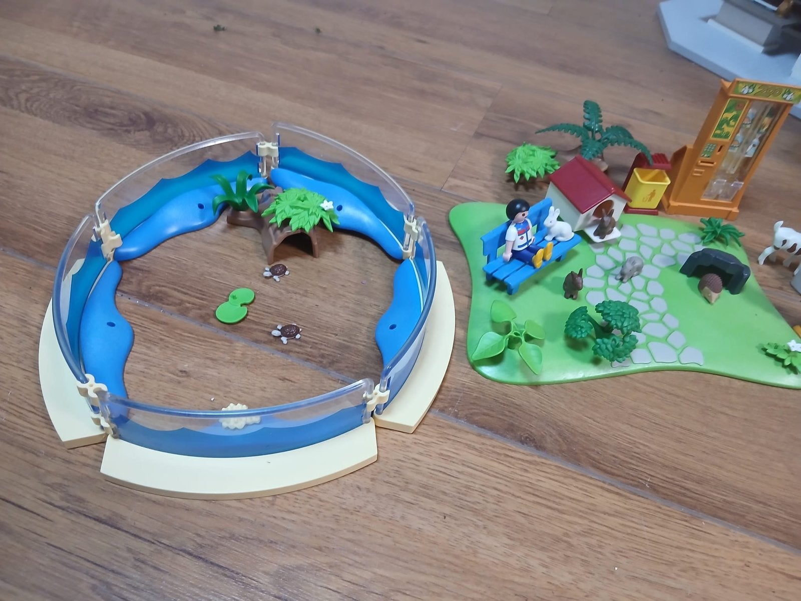 Playmobil dieren parkje, Kinderen en Baby's, Speelgoed | Playmobil, Ophalen, Gebruikt, Complete set, Overige typen