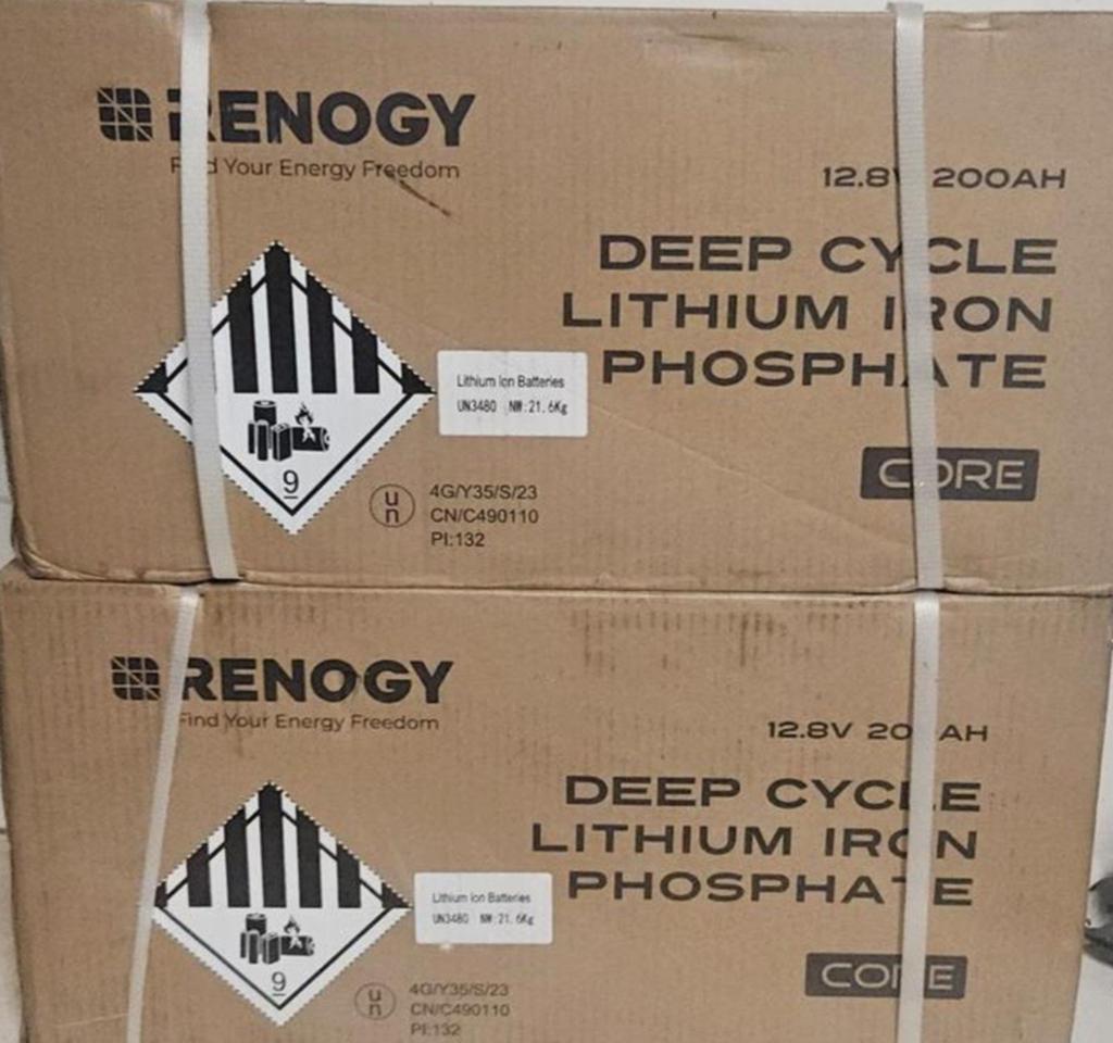 Renogy Core Basic 12, 8V 200Ah lithiumbatterij LiFePO4, Ophalen, Nieuw