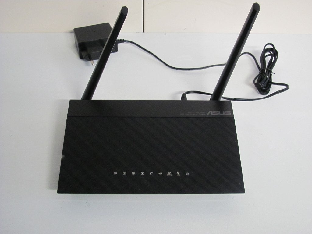 Asus rt-ac52u b1 (AC750 Dual Band 802.11ac Gigabit Router), Ophalen of Verzenden, Zo goed als nieuw, Router met modem, ASUS
