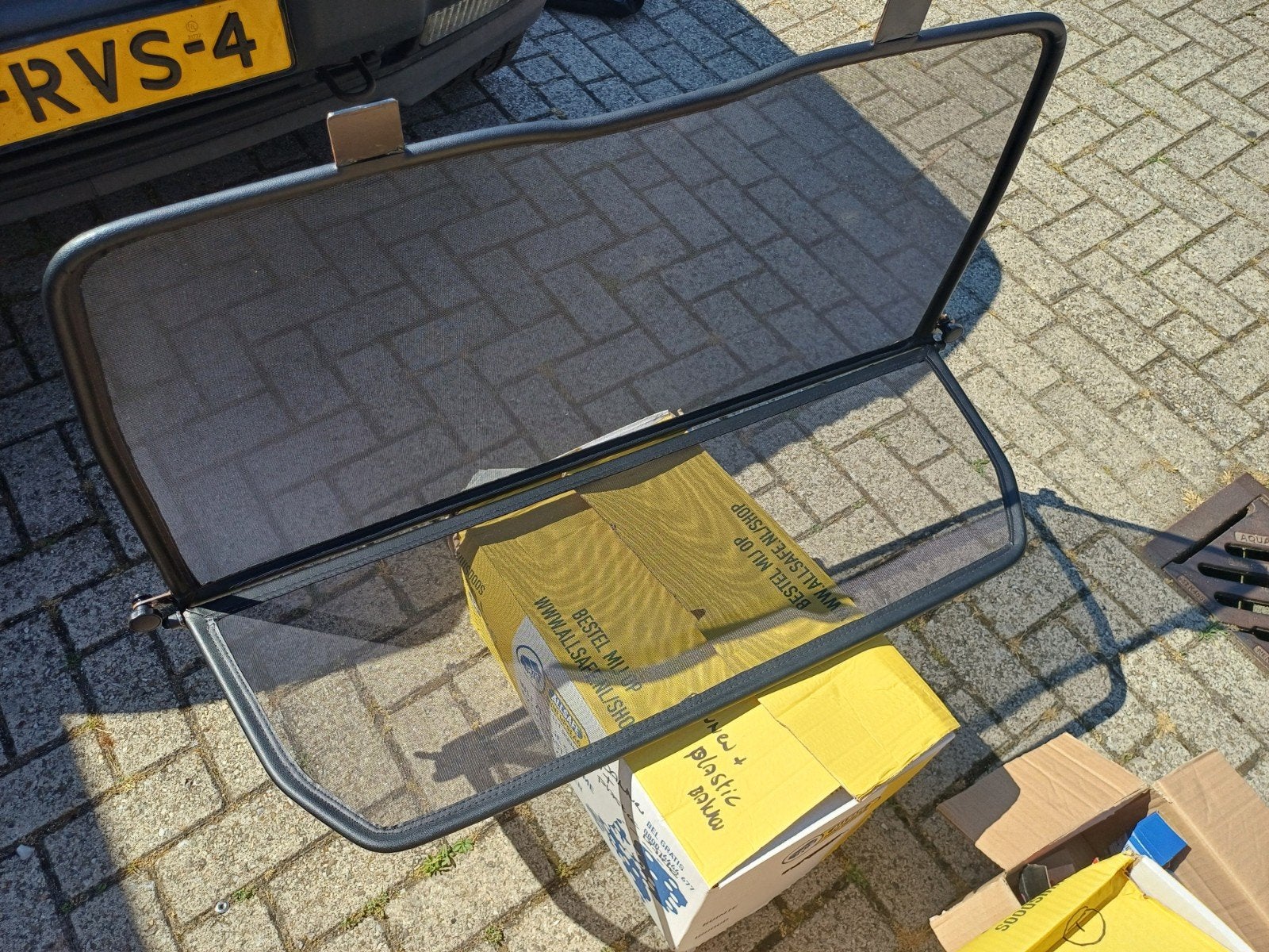 windscherm voor saab 9-3 og cabrio bouwjaren 1998-2003, Ophalen, Gebruikt