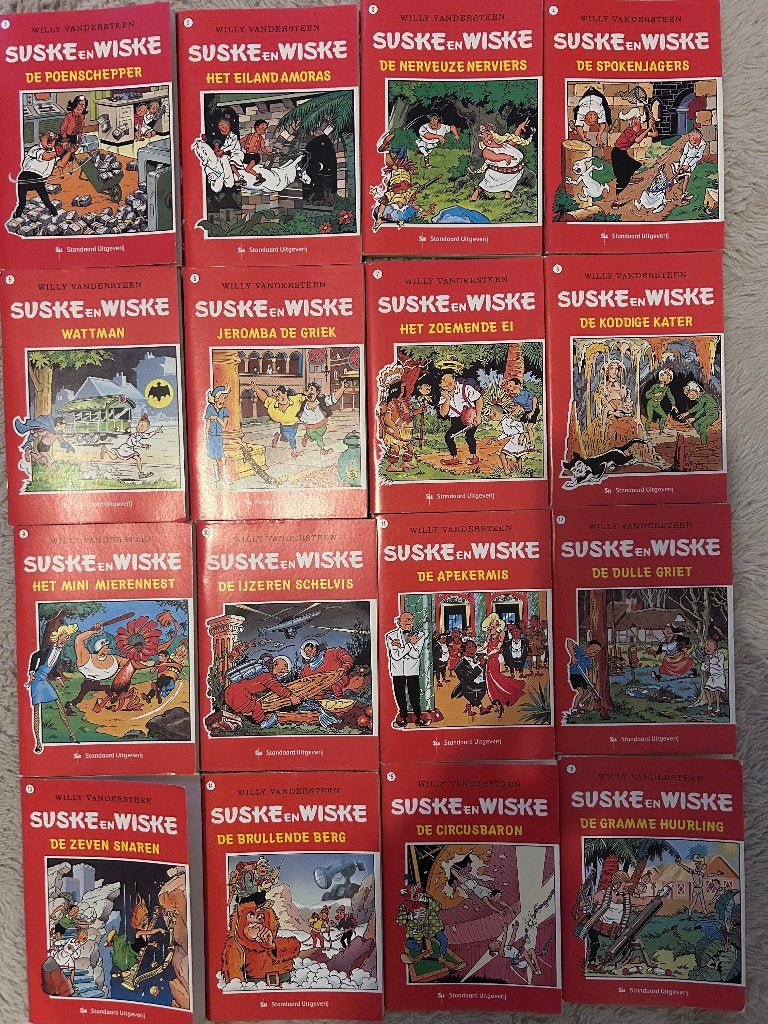 Suske en Wiske specials – Reclame-uitg, AH Mini's & Vakantie, Gelezen, Willy van der Steen., Ophalen of Verzenden, Meerdere stripboeken