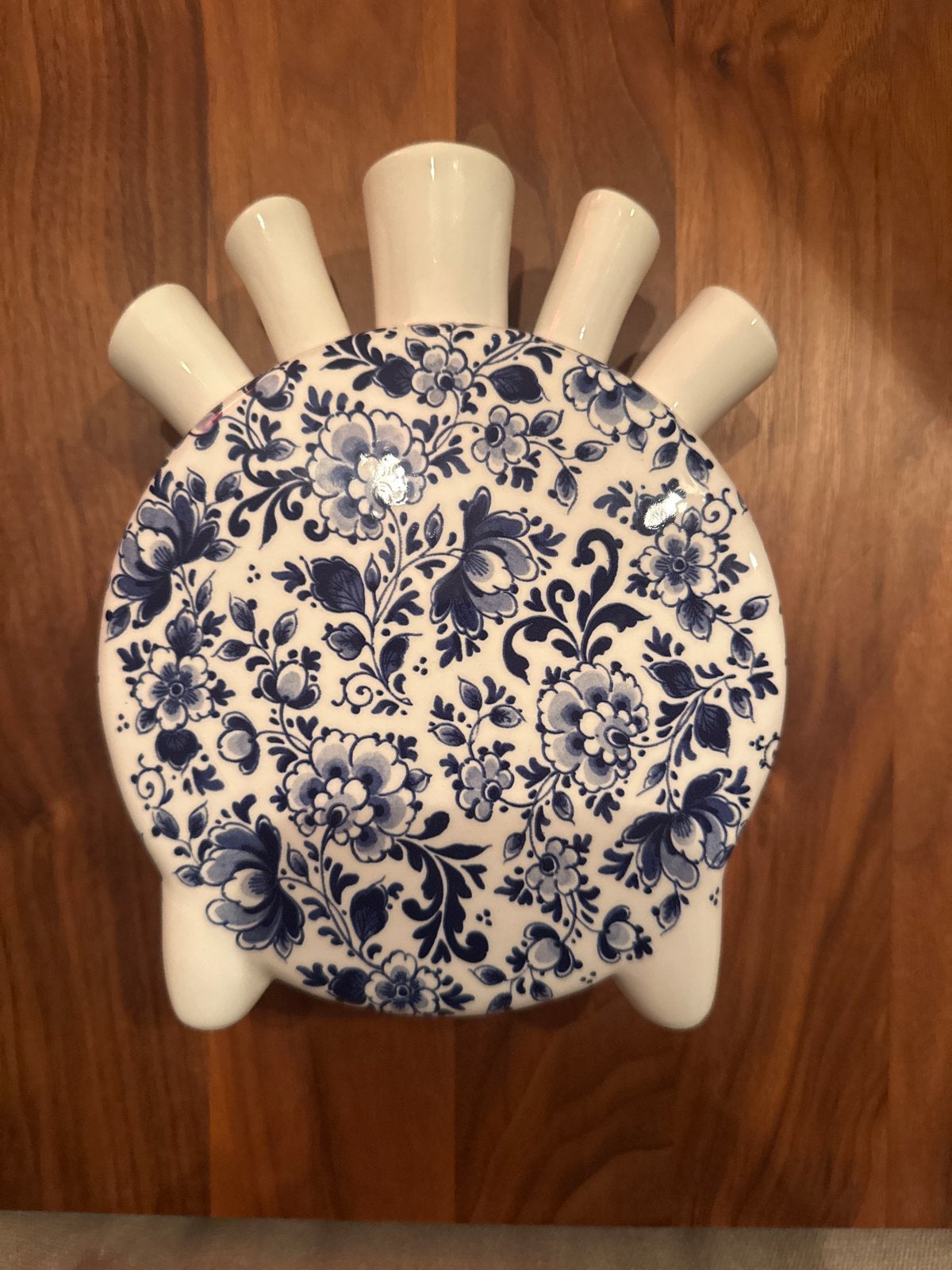 Delfts Blauw Tulpenvaas Klok, Antiek en Kunst, Ophalen of Verzenden