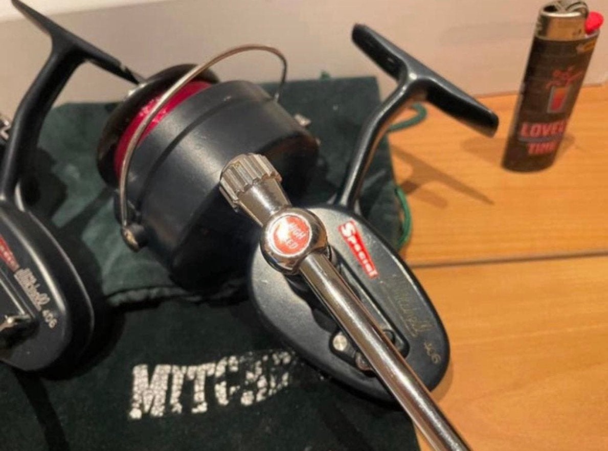 Mitchell 406 Special Highspeed molens zgan, Watersport en Boten, Hengelsport | Algemeen, Ophalen of Verzenden, Zo goed als nieuw