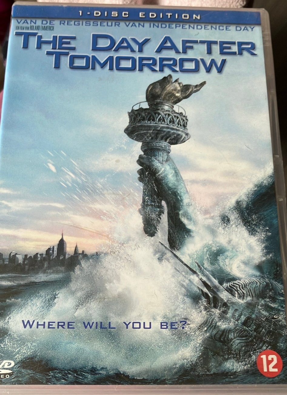 The day after tomorrow op dvd, Nederlands, Ophalen of Verzenden, Zo goed als nieuw, Vanaf 12 jaar