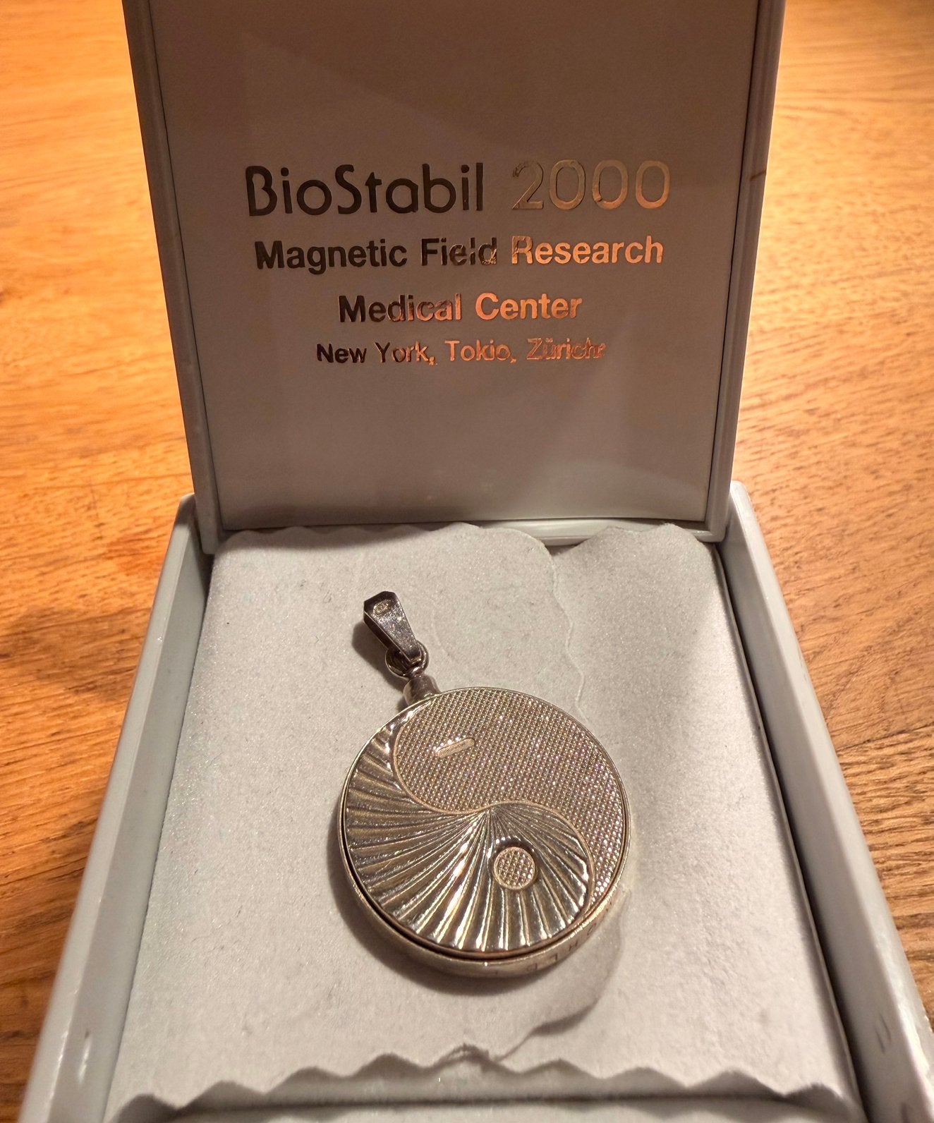 BioStabil 2000-hanger van 925 sterling zilver,, Verzenden, Zilver, Hanger