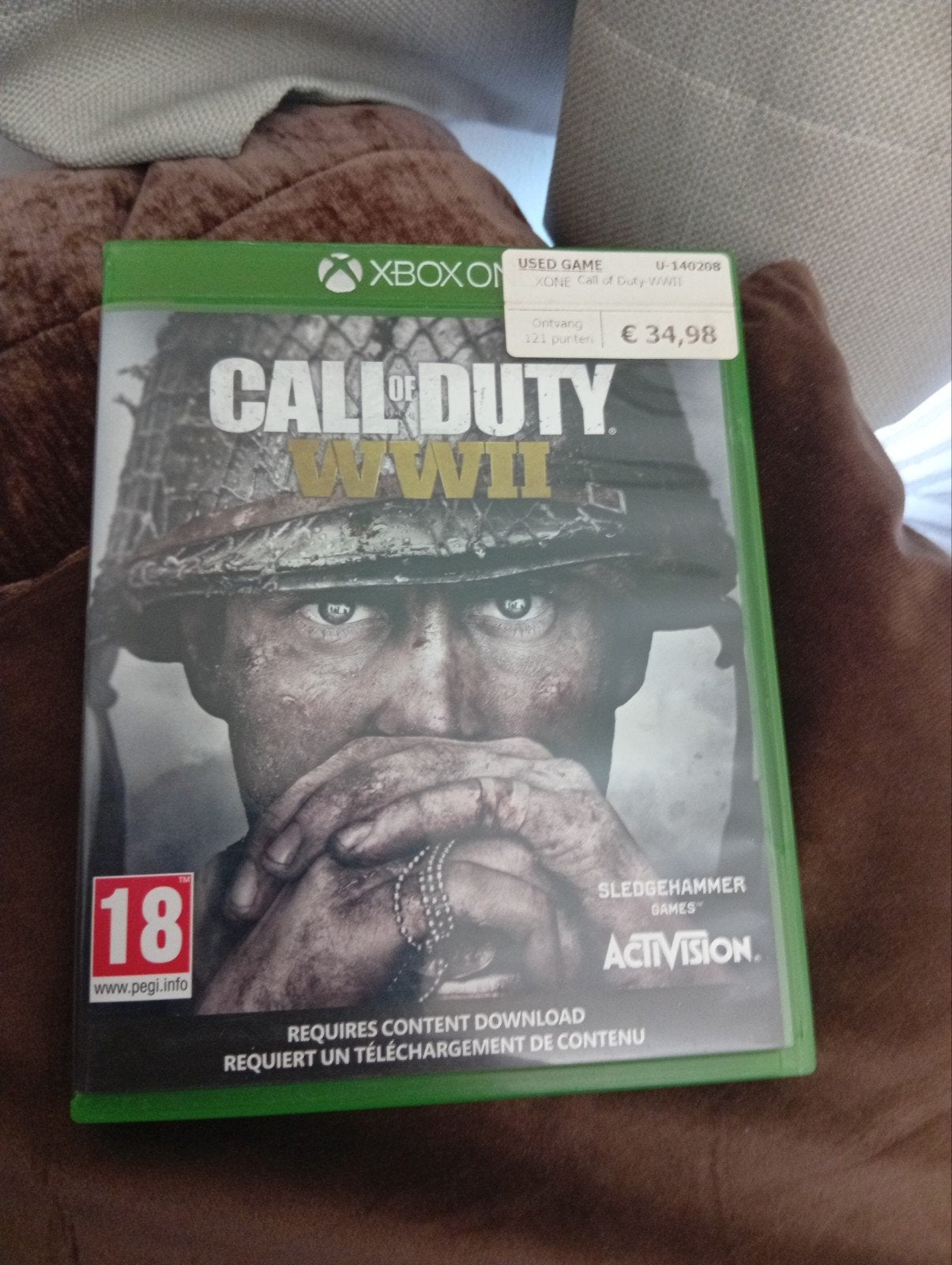 Call of Duty WWII Xbox One - Goed bod gevraagd, Spelcomputers en Games, Ophalen, Online, Gebruikt, Vanaf 18 jaar