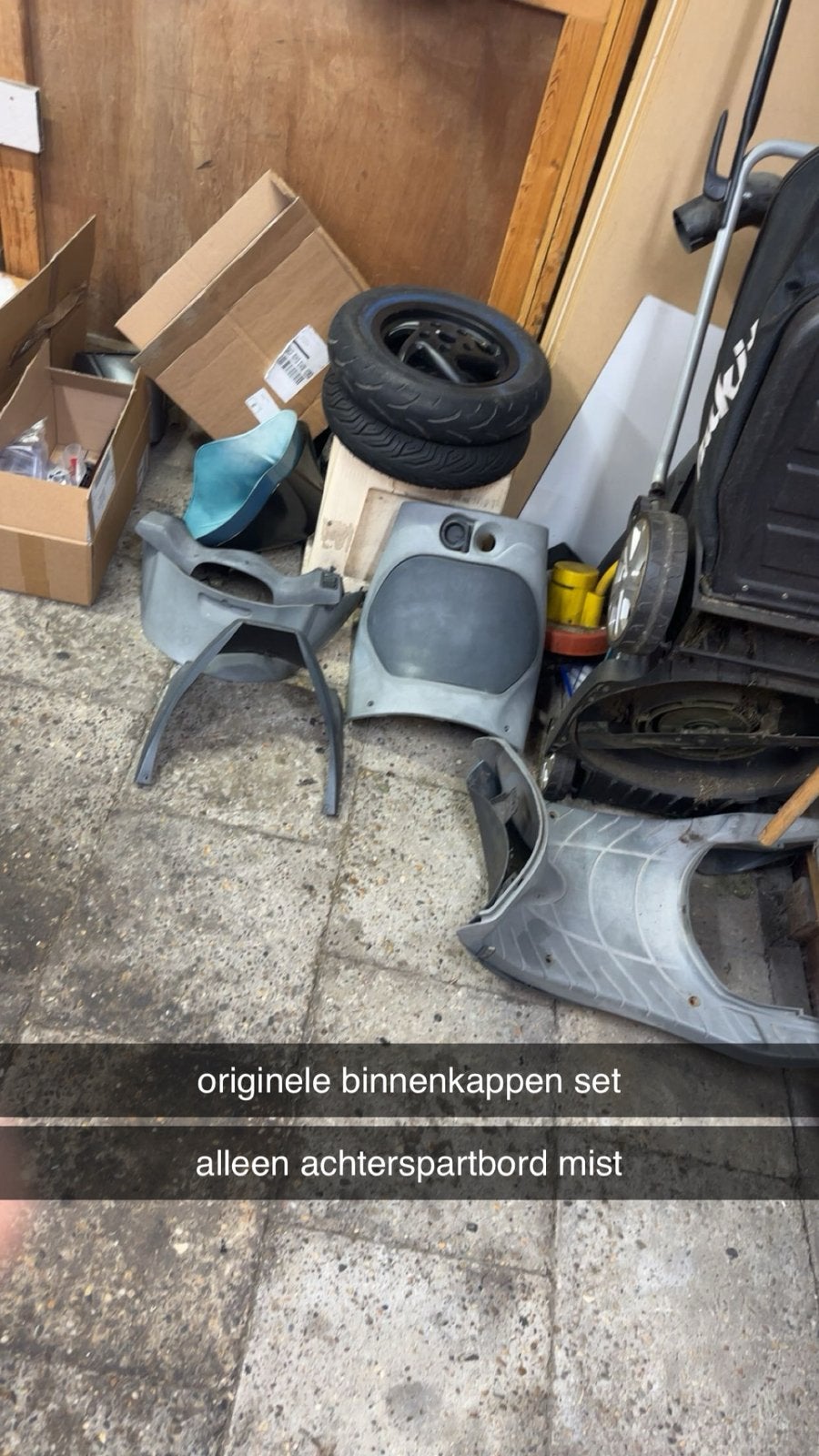 binnenkappen set piaggio zip, Fietsen en Brommers, Ophalen of Verzenden, Zo goed als nieuw, Overige typen, Piaggio
