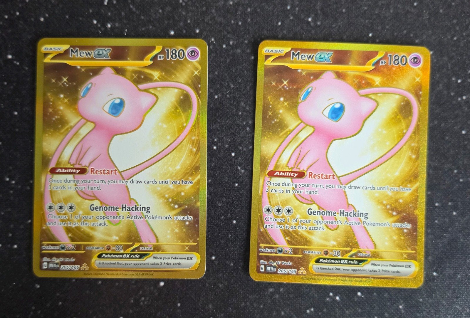 Mew 205/165 | Pokemon 151 | 2x, Hobby en Vrije tijd, Ophalen of Verzenden, Nieuw
