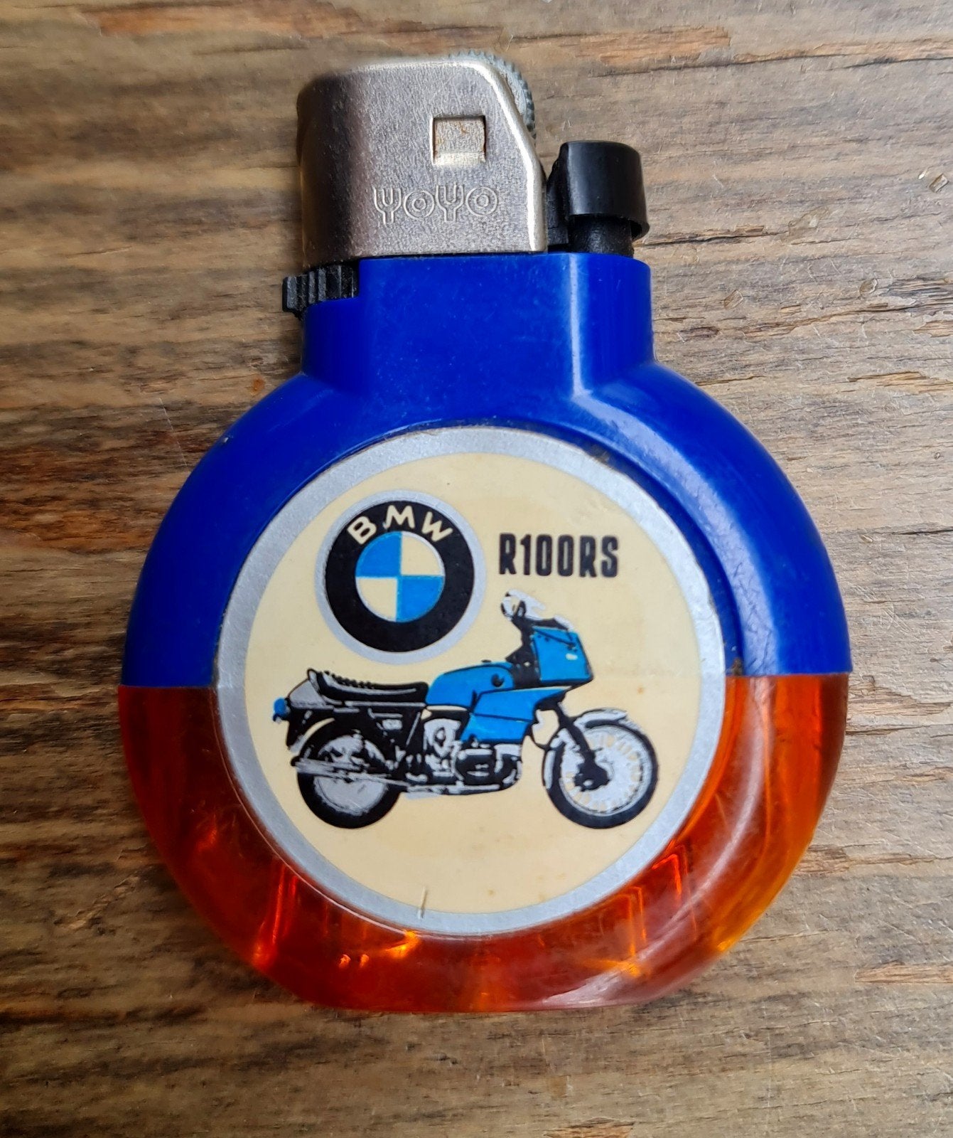 BMW aansteker met afbeelding model r100rs jaren 70 retro, Ophalen, Gebruikt, Gebruiksvoorwerp