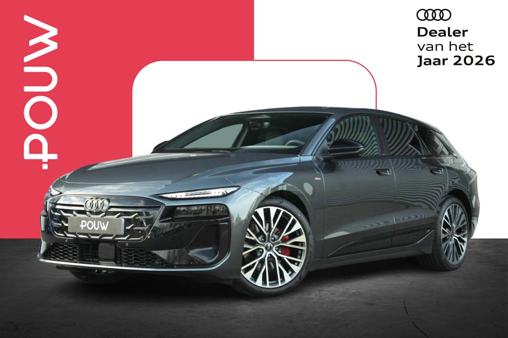 Audi A6 Avant e-tron 286pk S Edition 83 kWh | Trekhaak Wegkl, Auto's, Audi, Automaat, 12 maanden, Achterwielaandrijving, Zwart