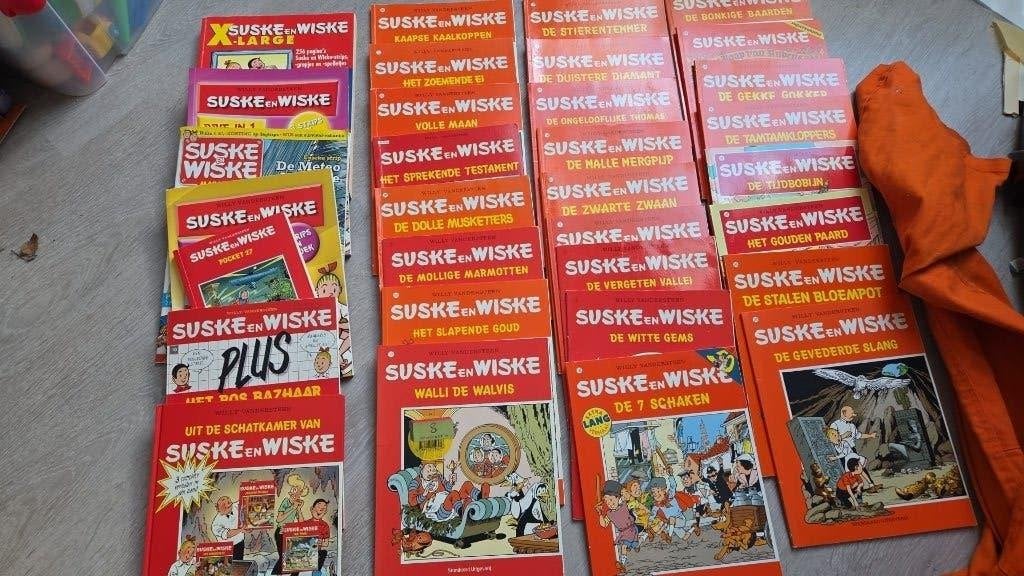 Grote Stapel Suske en Wiske Stripboeken, Meerdere stripboeken, Ophalen, Gelezen