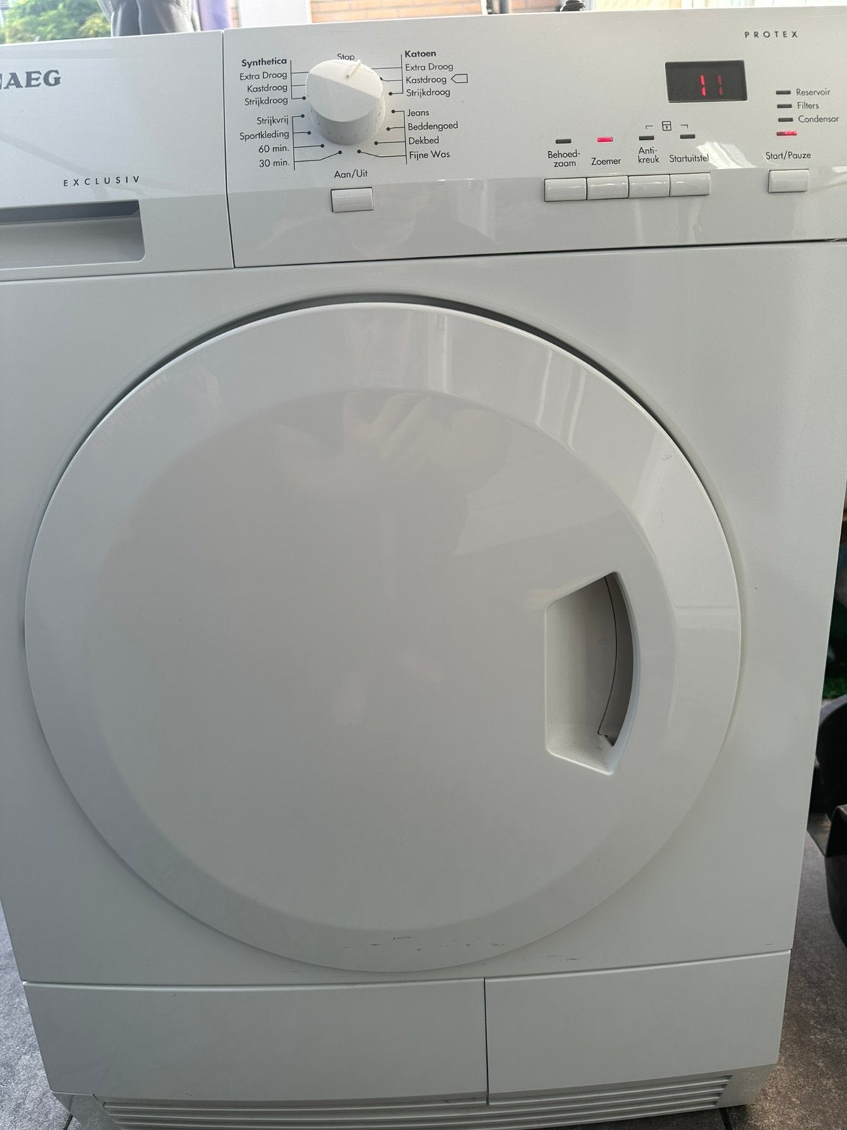 8,0 kg wasdroger, Ophalen, 6 tot 8 kg, Gebruikt, Minder dan 85 cm