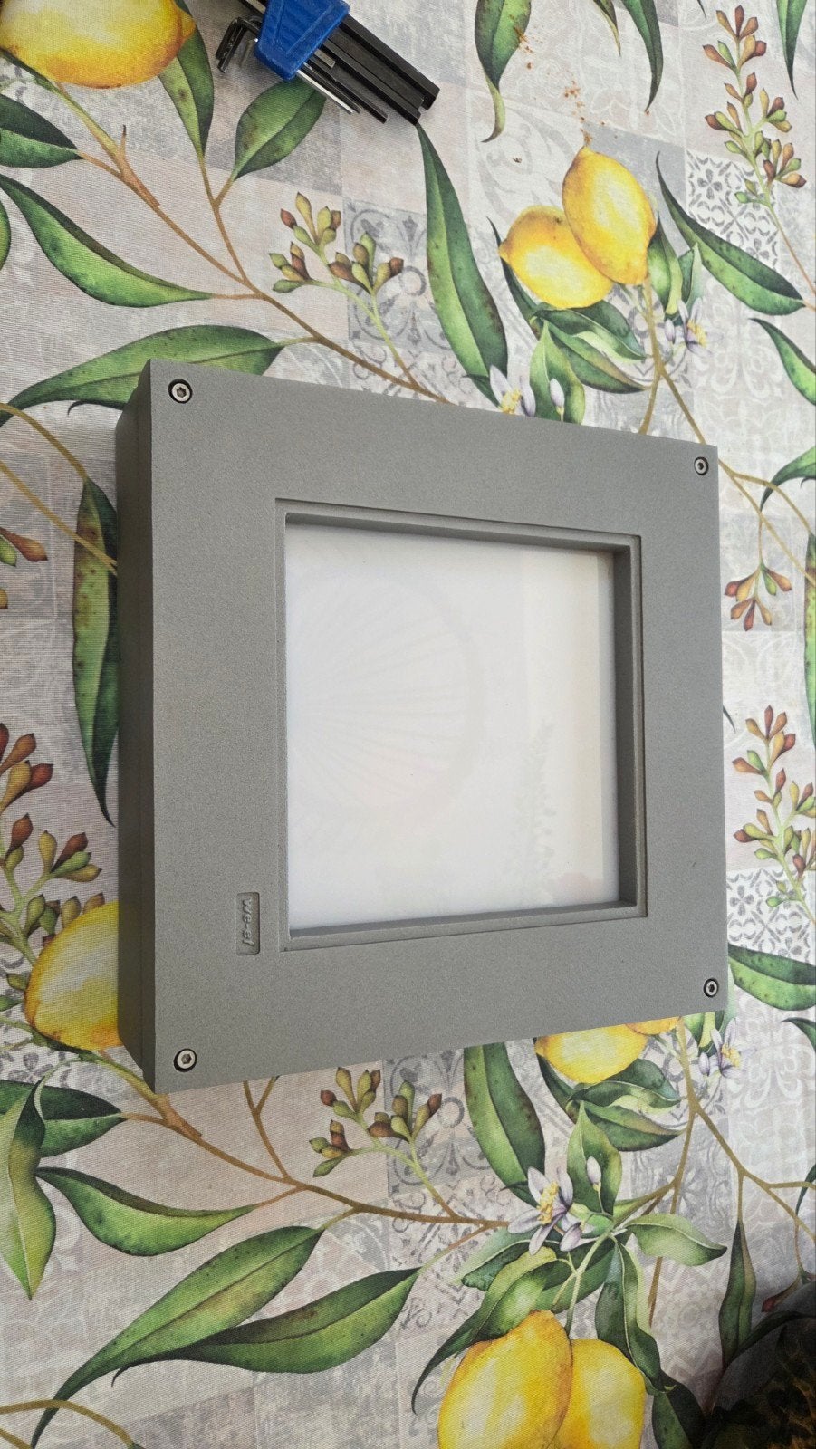 We-ef Aluminium opbouw buitenlamp, Tuin en Terras, Buitenverlichting, Ophalen, Minder dan 50 watt, Wandlamp, Netvoeding