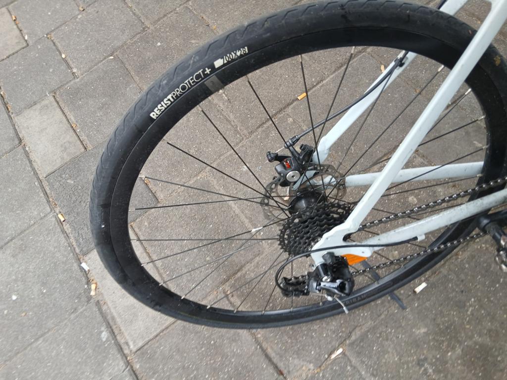 Triban fiets, Fietsen en Brommers, Fietsonderdelen, Ophalen of Verzenden, Gebruikt, Carbon