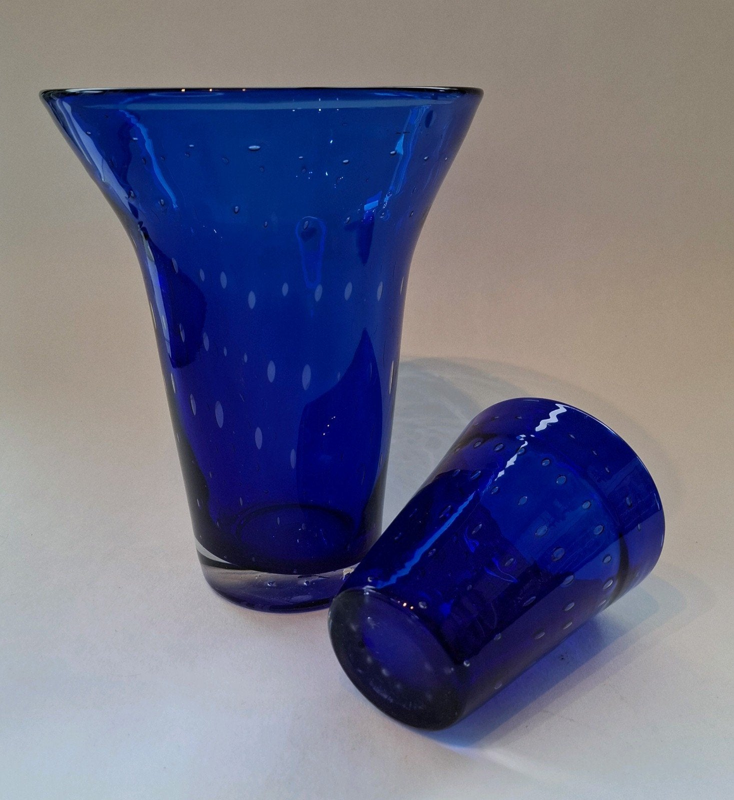 Vintage Set Murano Pulegoso Vazen, Ophalen of Verzenden