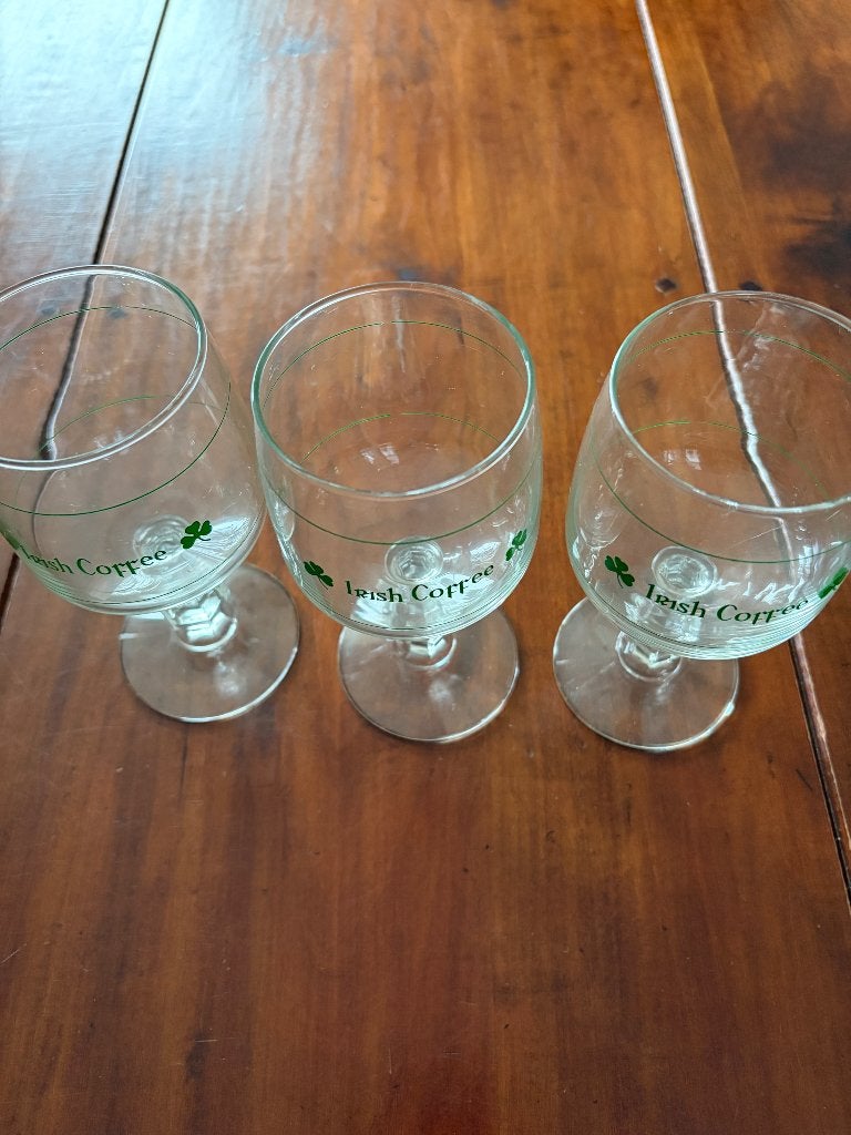 Irish koffie glazen 3 stuks, Verzamelen, Ophalen of Verzenden, Nieuw, Overige typen