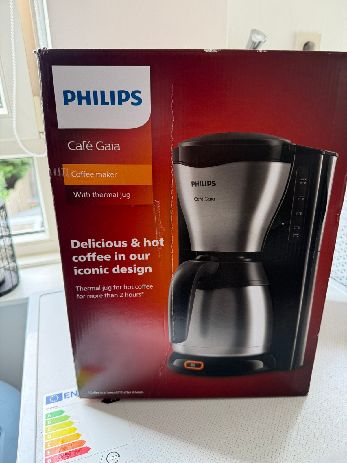 Philips Café Gaia HD7548 Koffiezetapparaat, Overige modellen, 10 kopjes of meer, Nieuw, Gemalen koffie