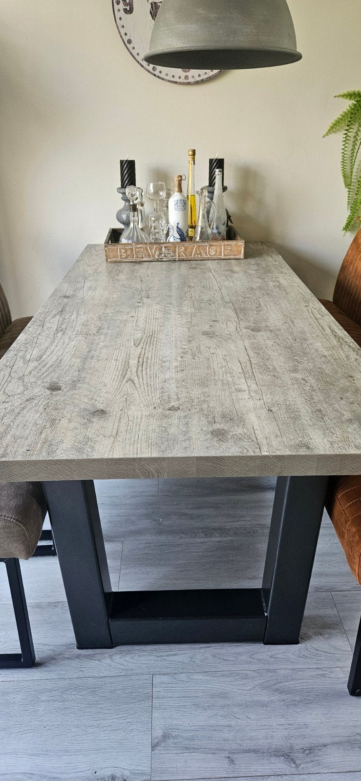 Complete set: Eettafel, salontafel en tv-meubel, Ophalen of Verzenden, Zo goed als nieuw