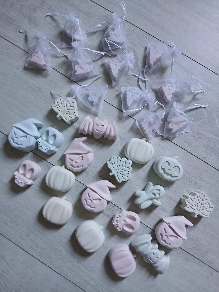 Halloween stoepkrijt set - Pompoenen, spoken en vleermuizen, Overige thema's, Nieuw, Meerkleurig, Ophalen of Verzenden