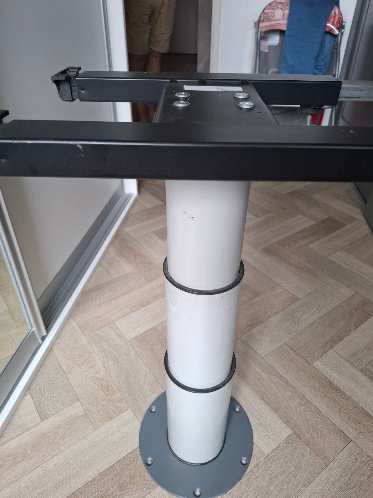 caravantafel kolompoot, Ophalen