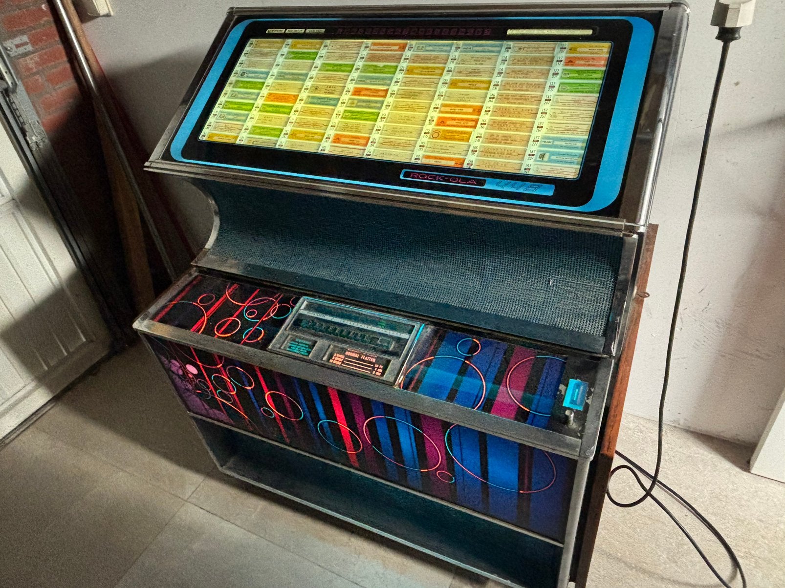 Jukebox Rock ola 448. Niet werkend, Verzamelen, Ophalen, Gebruikt, 1970 tot heden, Rock Ola