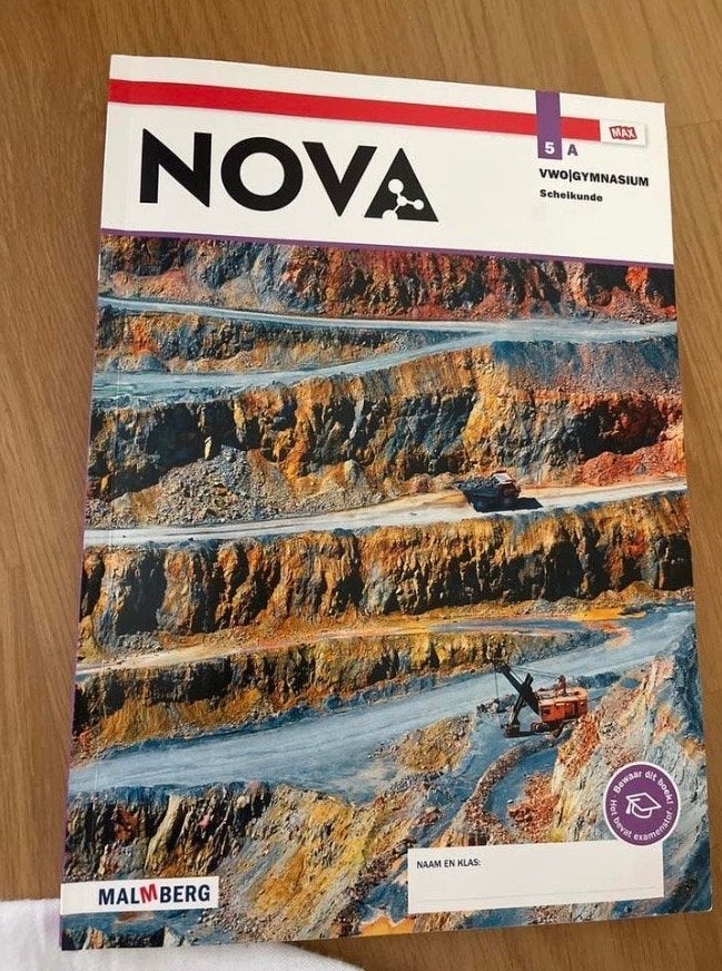 NOVA Scheikunde 5A VWO/Gymnasium Boek - Malmberg, Boeken, Ophalen of Verzenden, Beta, Nieuw, Overige niveaus