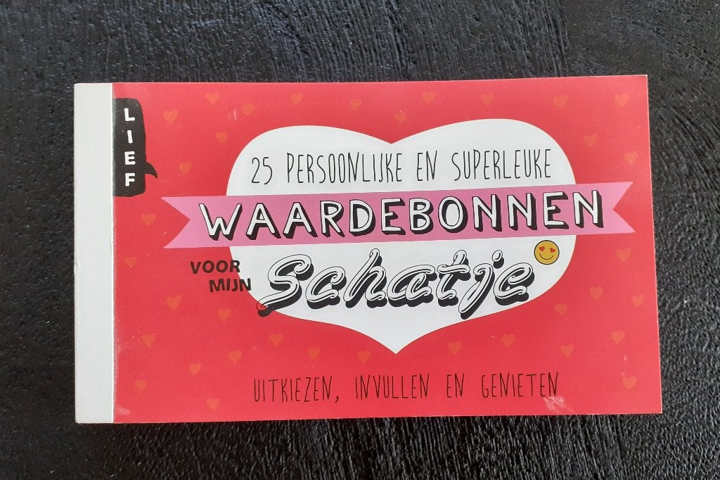 25 Persoonlijke Waardebonnen voor mijn schatje, Eén persoon, Cadeaubon, Overige typen