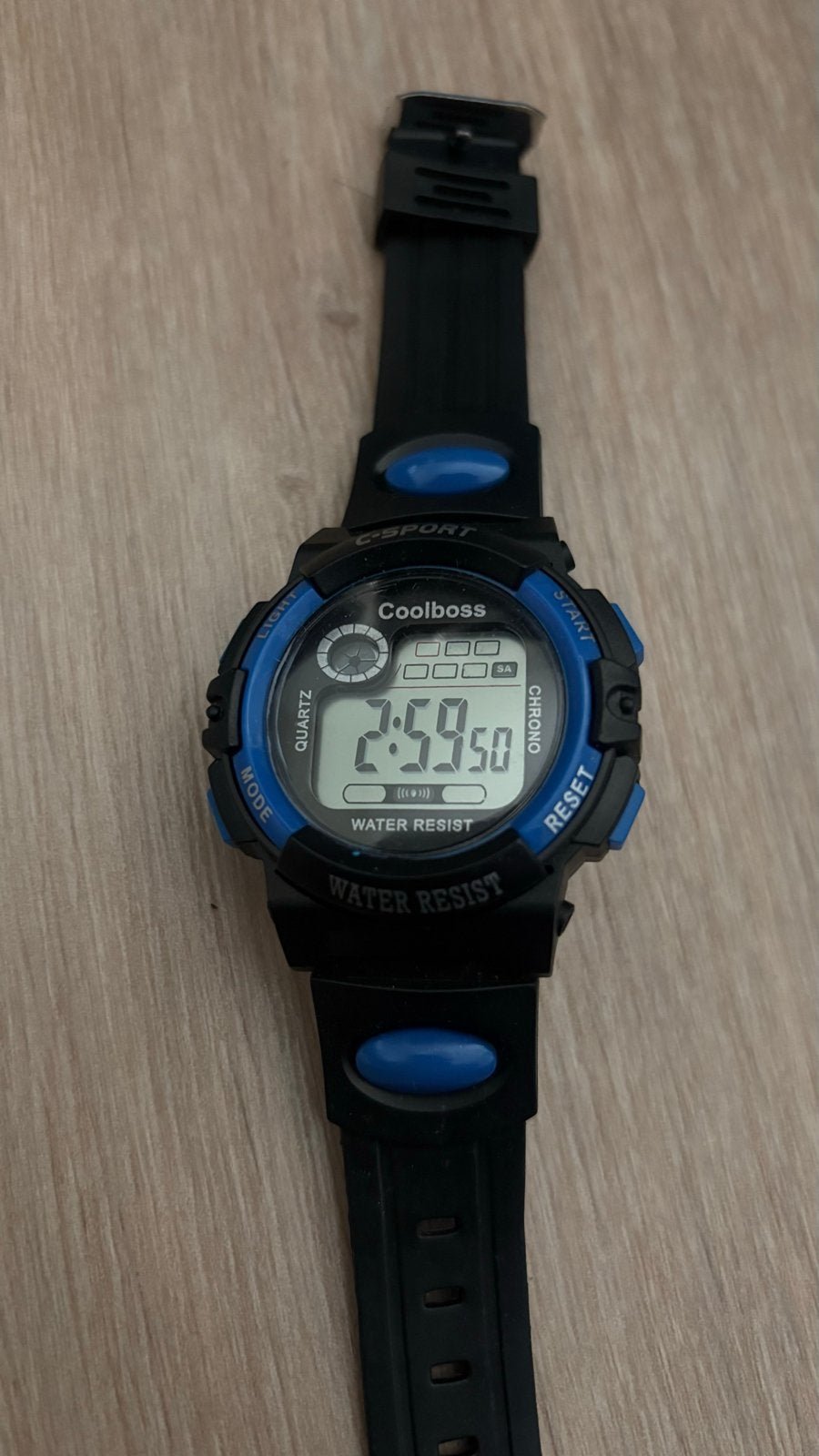 Coolboss Kinderhorloge - Digitaal en Waterbestendig nieuw, Ophalen of Verzenden, Gebruikt, Zwart, Jongen of Meisje